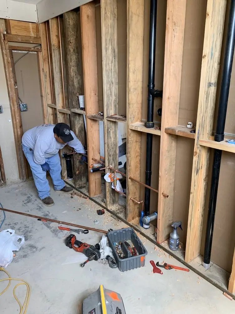 Commercial rough-in plumbing for Water Heater Replacement in Landen